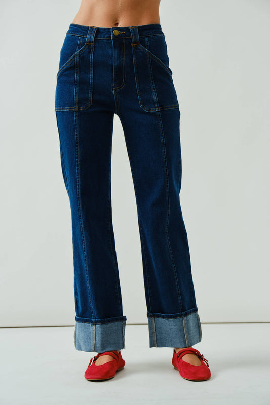 Drea Cuffed Hem Jeans