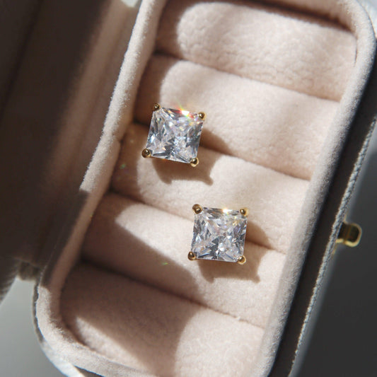 Soho CZ Square Studs