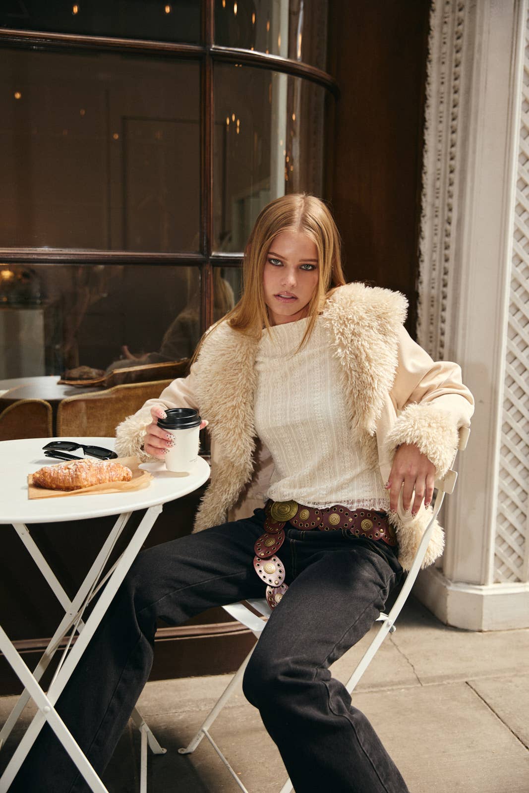 Vera Fur Trimmed Suede Jacket