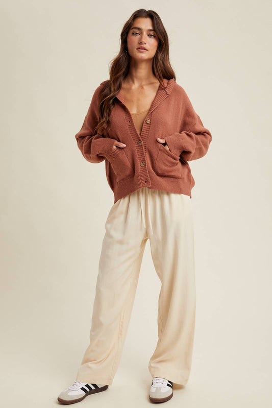 Quinn Hooded Cardigan Sweater