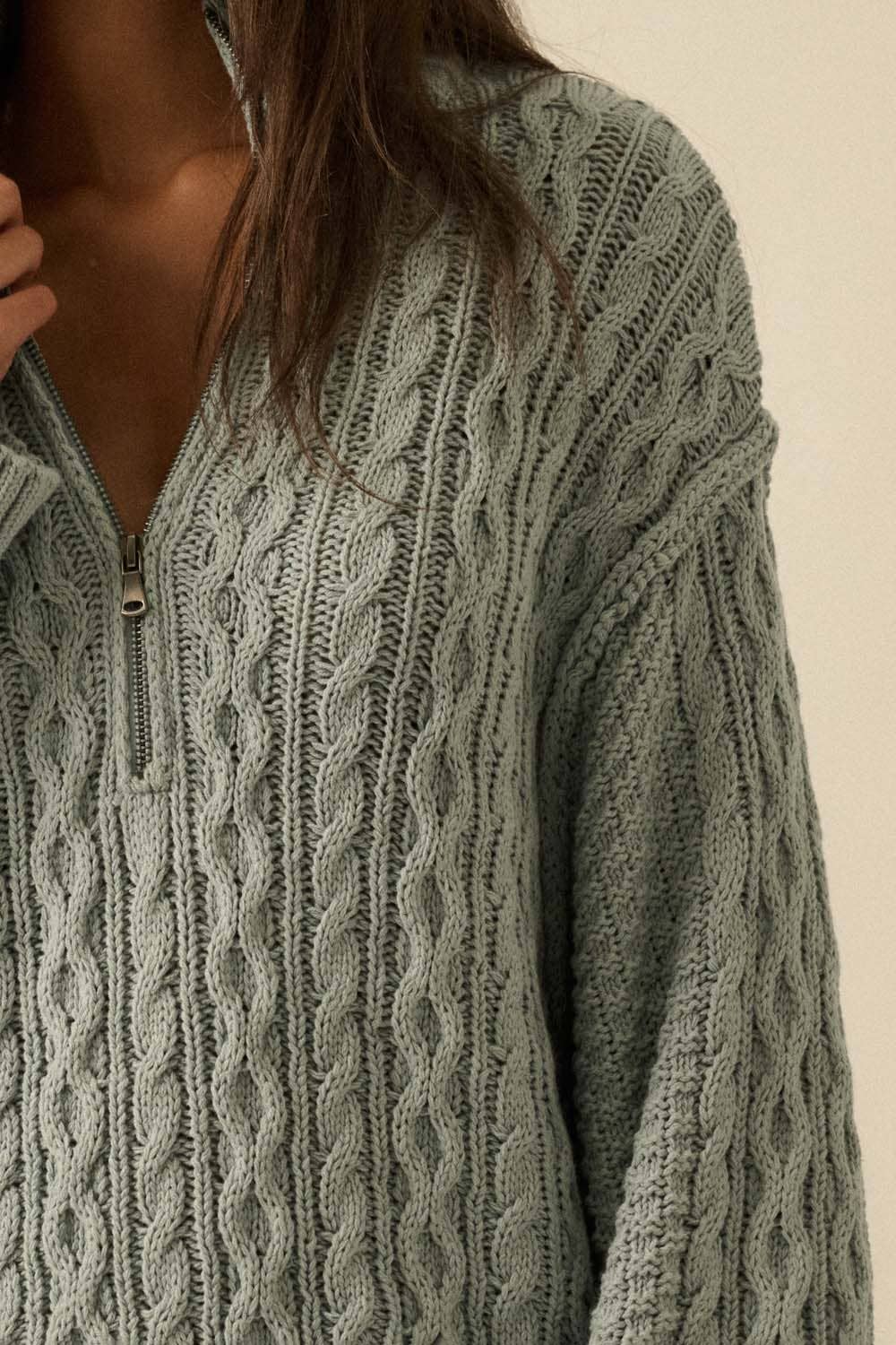 Shay Cable-Knit Mini Dress - Two Colors