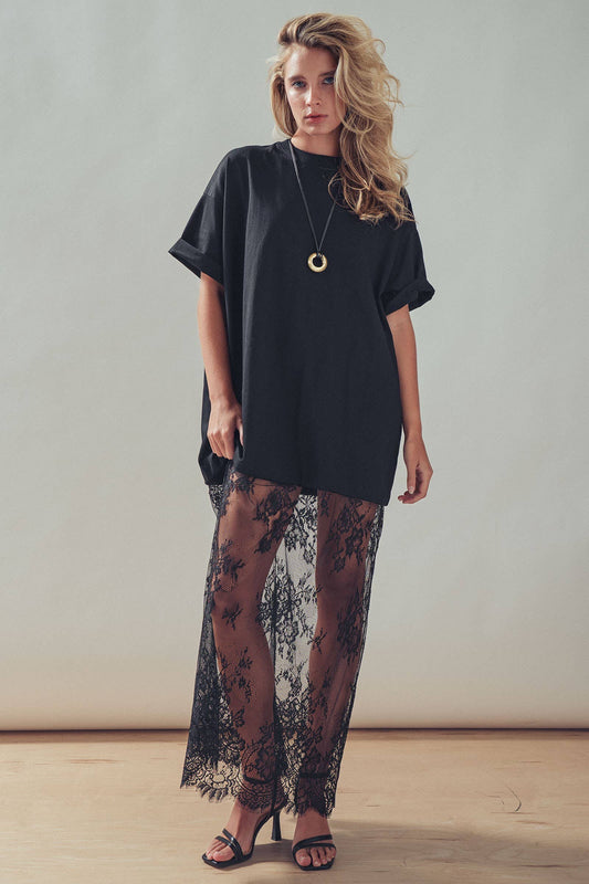Raquel Lace T-Shirt Dress