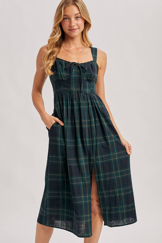 Imogen Plaid Corset Dress