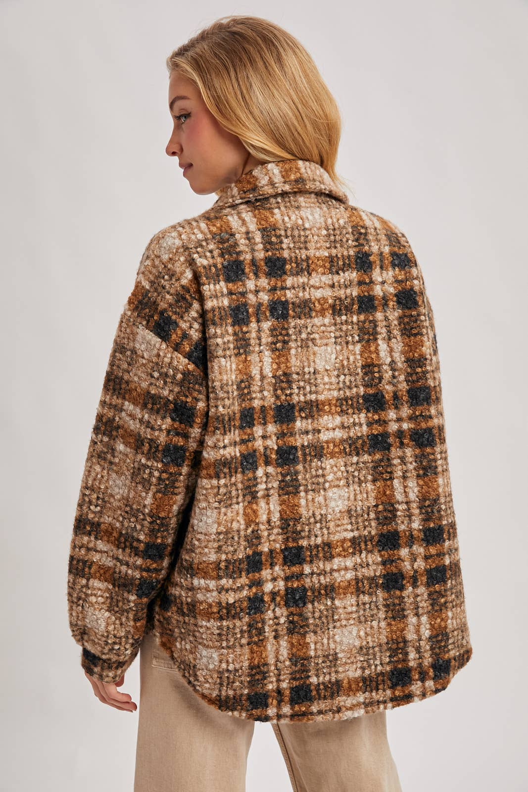 Bella Boucle Plaid Shacket