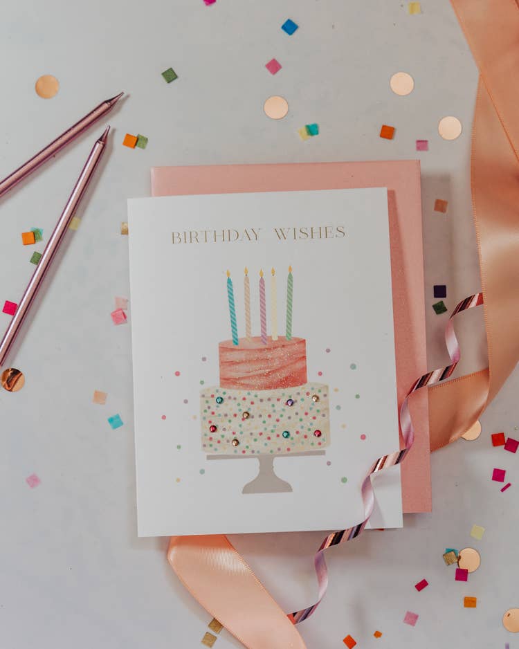 'Cake Wishes' Birthday Card
