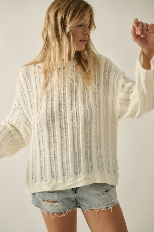Sloan Ladder Sweater - Two Colors