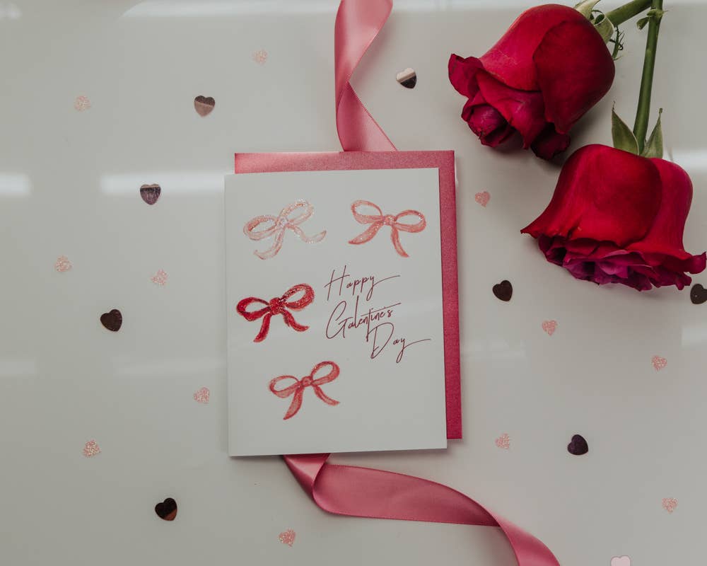 'Bow Besties' Valentine's Day Card