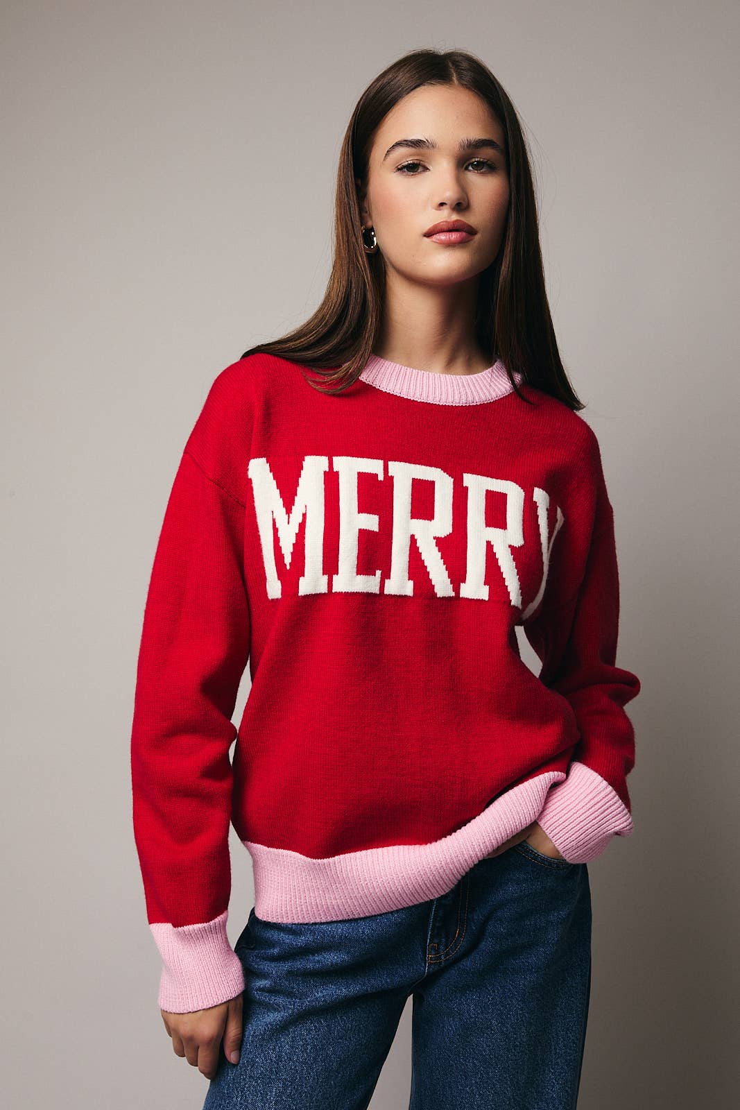 Crew Neck Merry Sweater