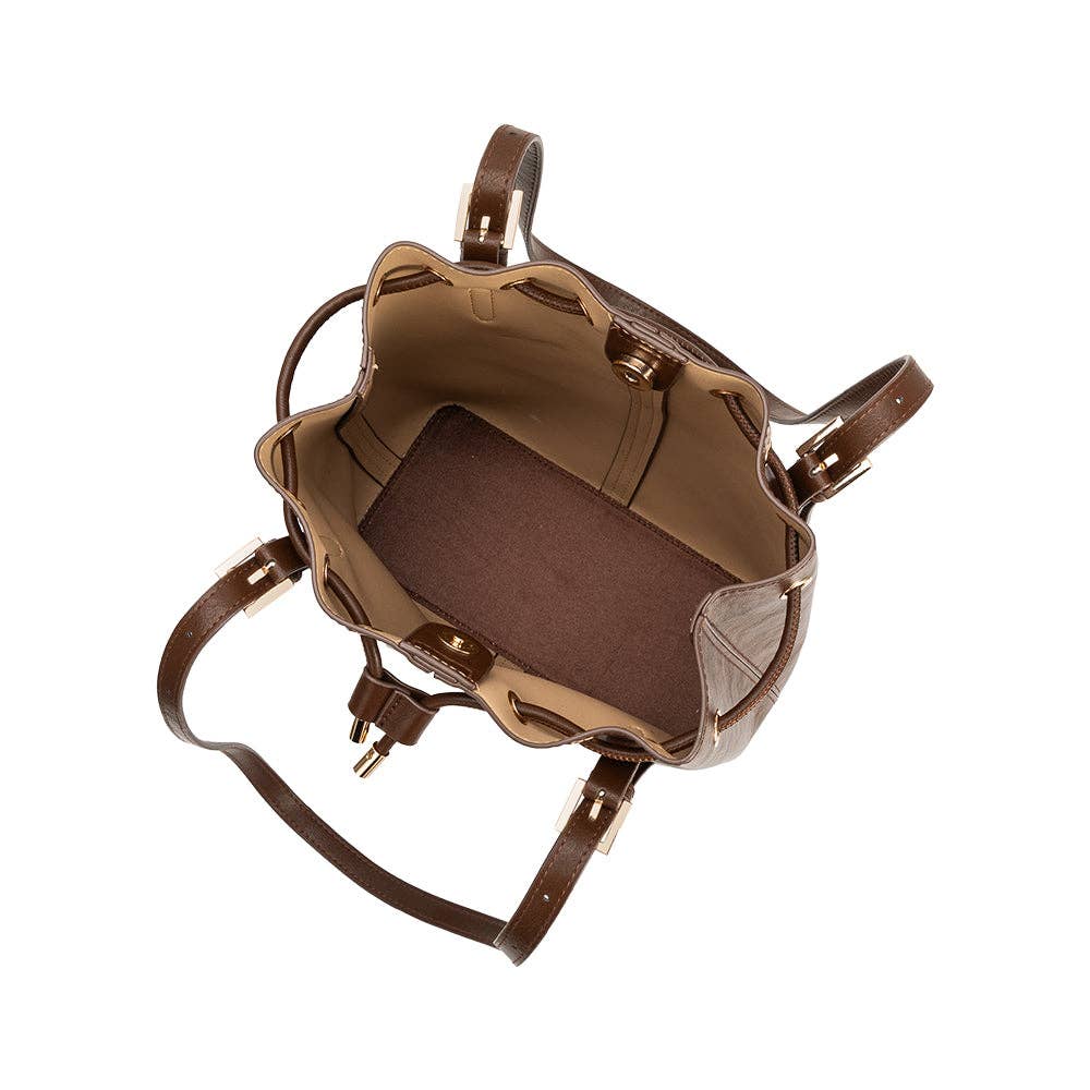 Sasha Bucket Bag - Chocolate