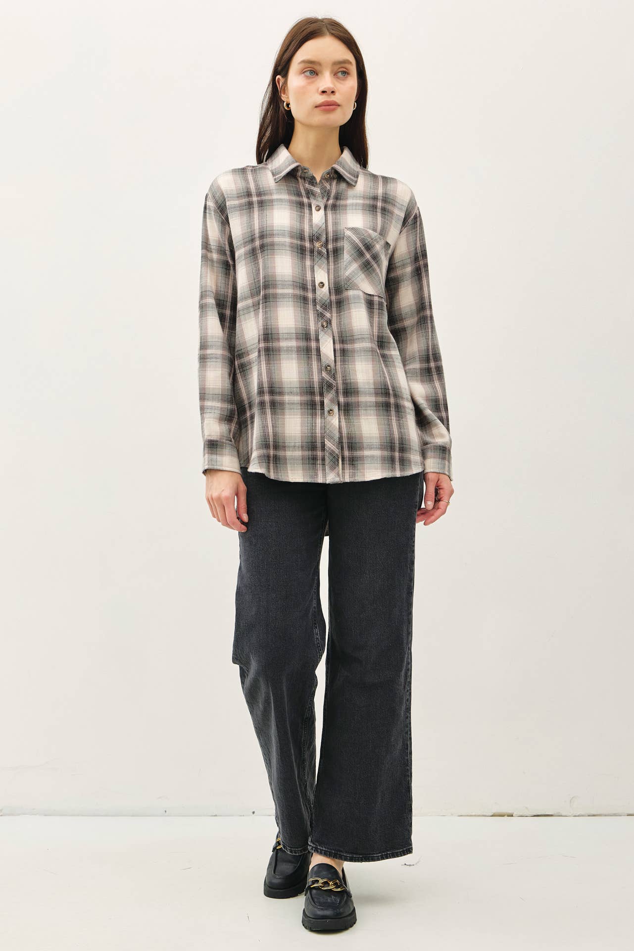 Jade Flannel Shirt