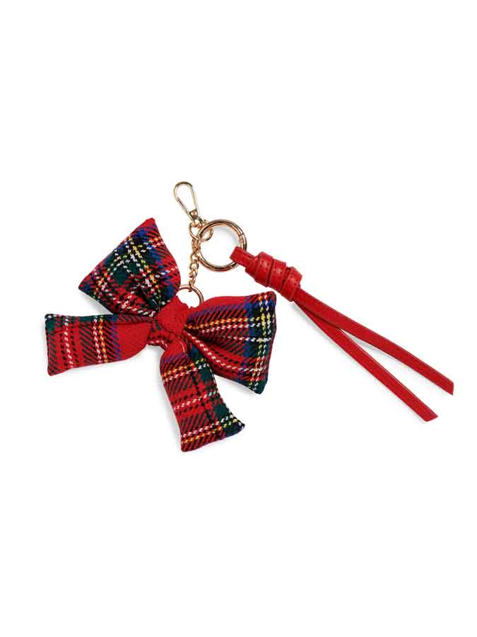 Christmas Plaid Bag Charm