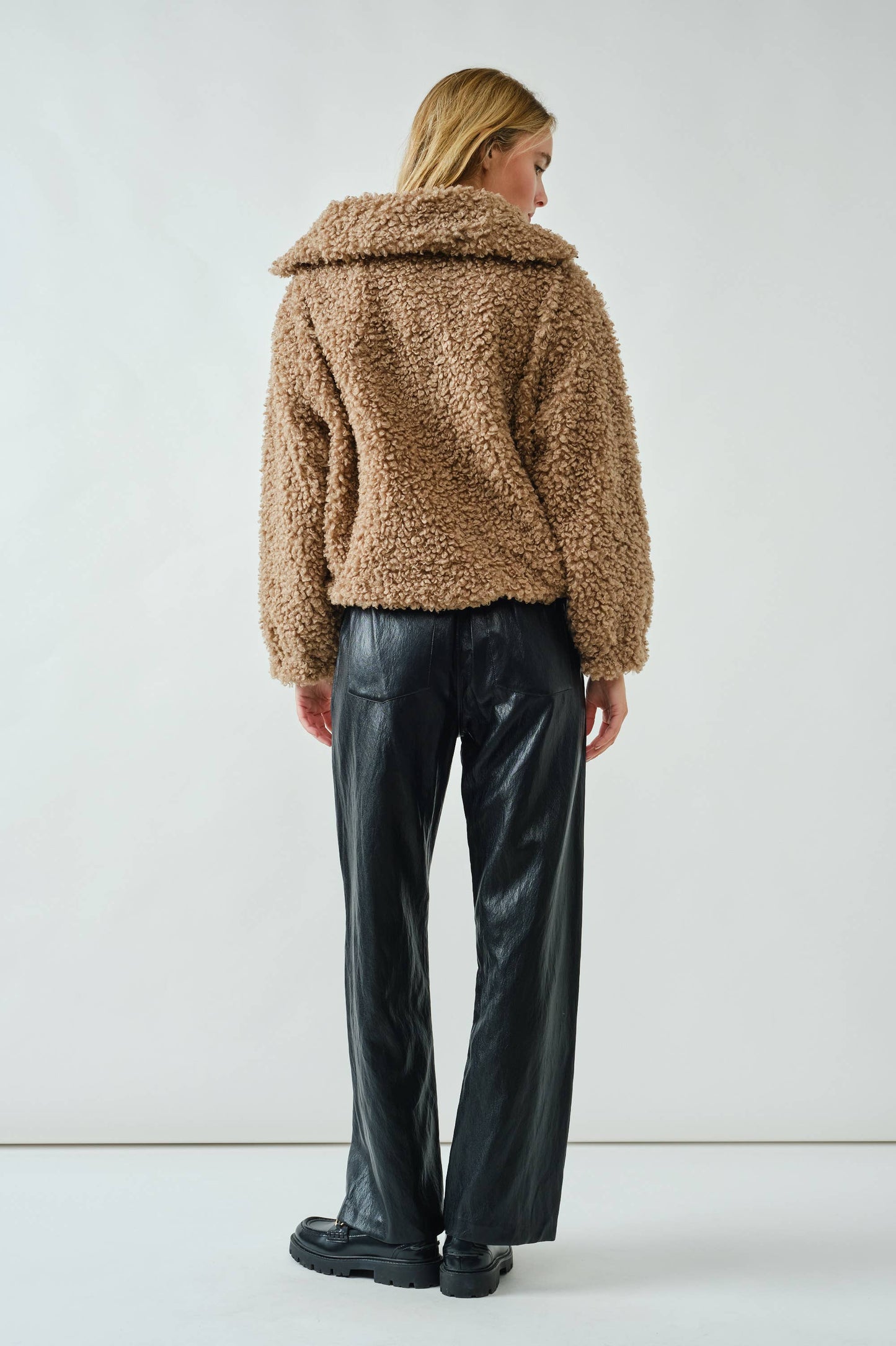 Mona Teddy Zip Jacket - Two Colors