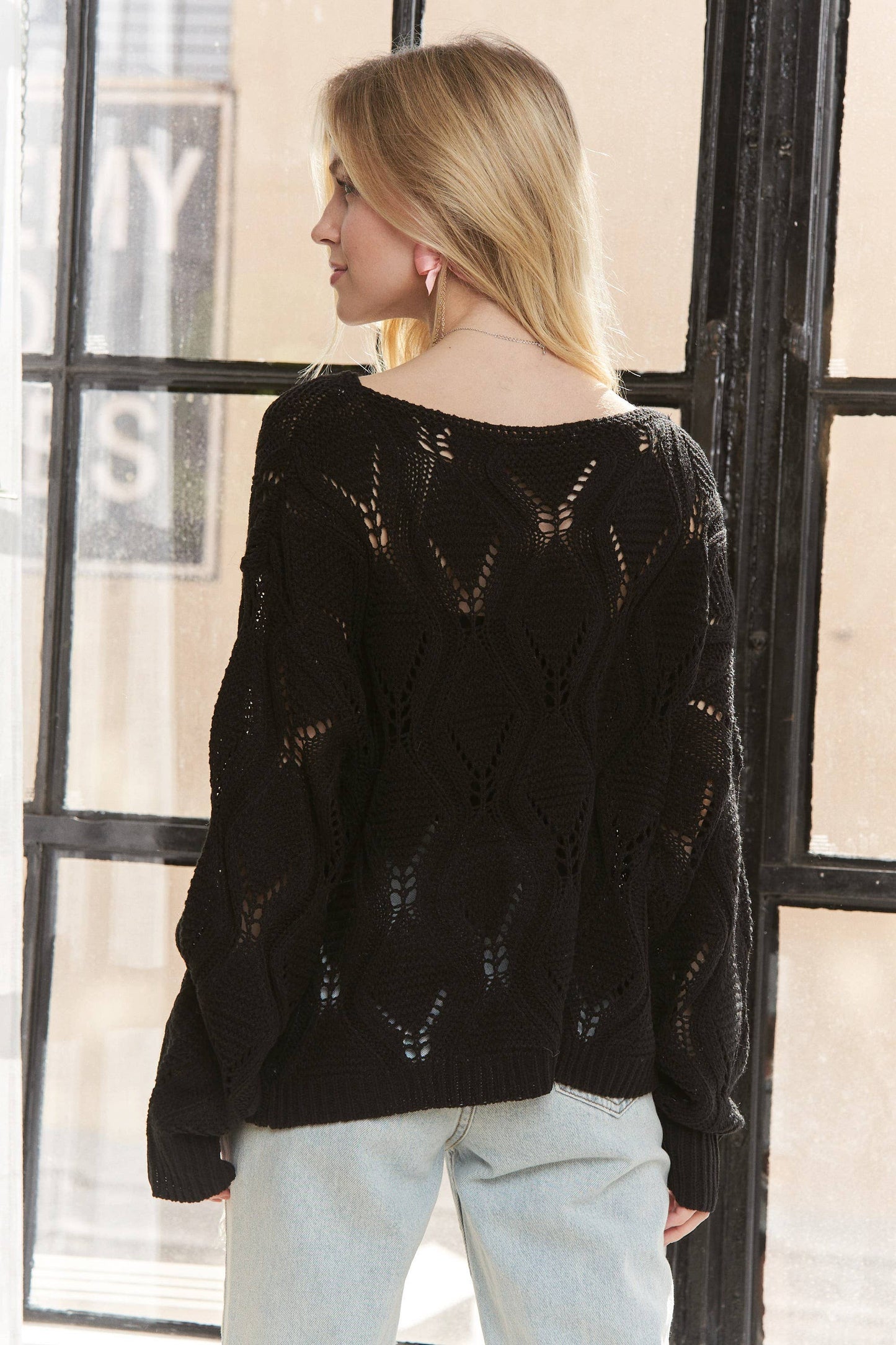 Iris Open Knit Sweater