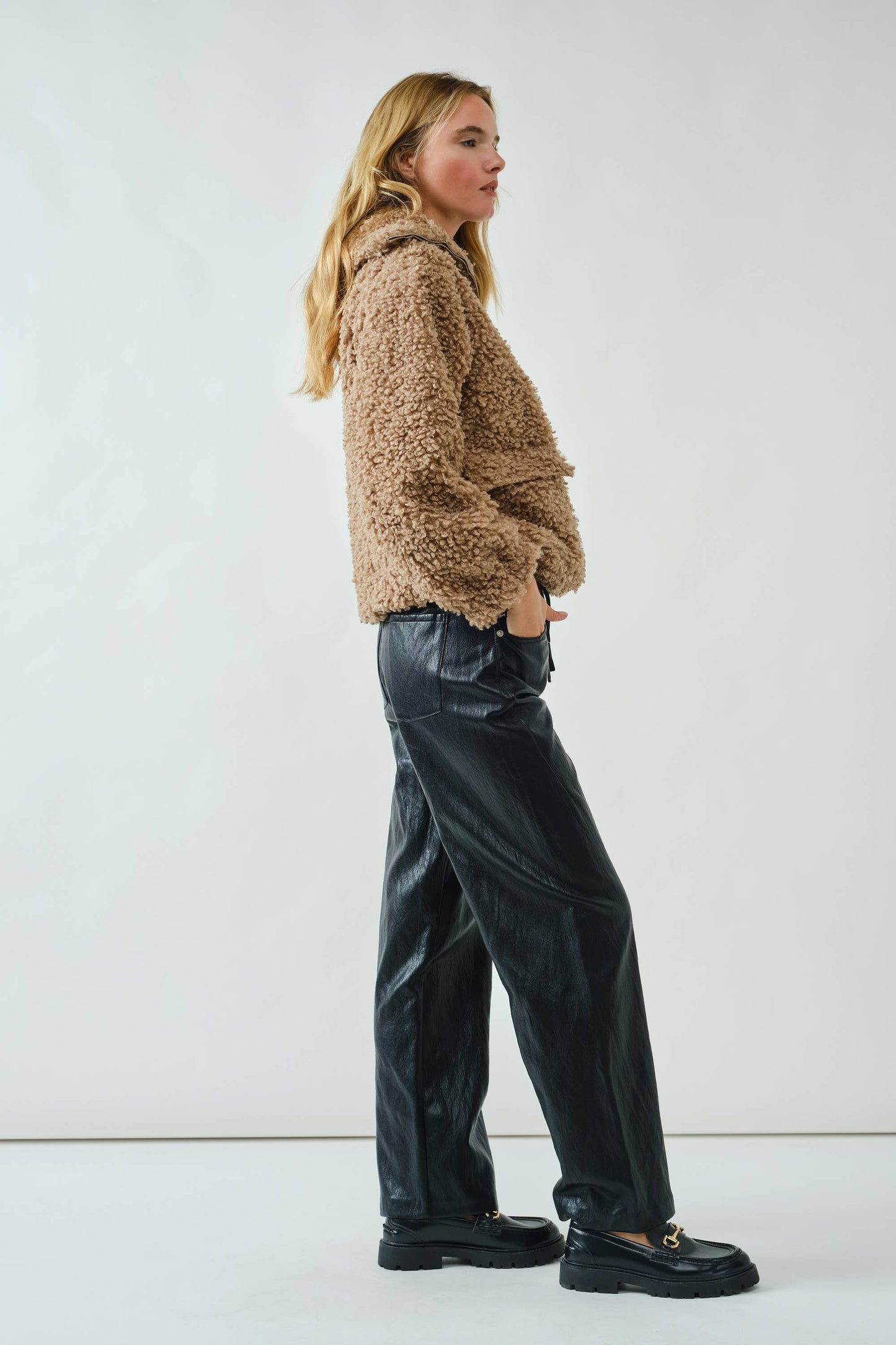 Mona Teddy Zip Jacket - Two Colors