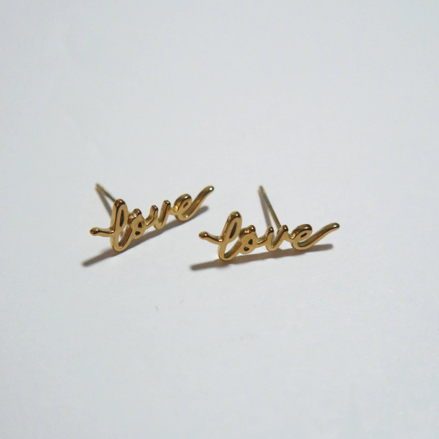 Dainty Love Studs Earrings