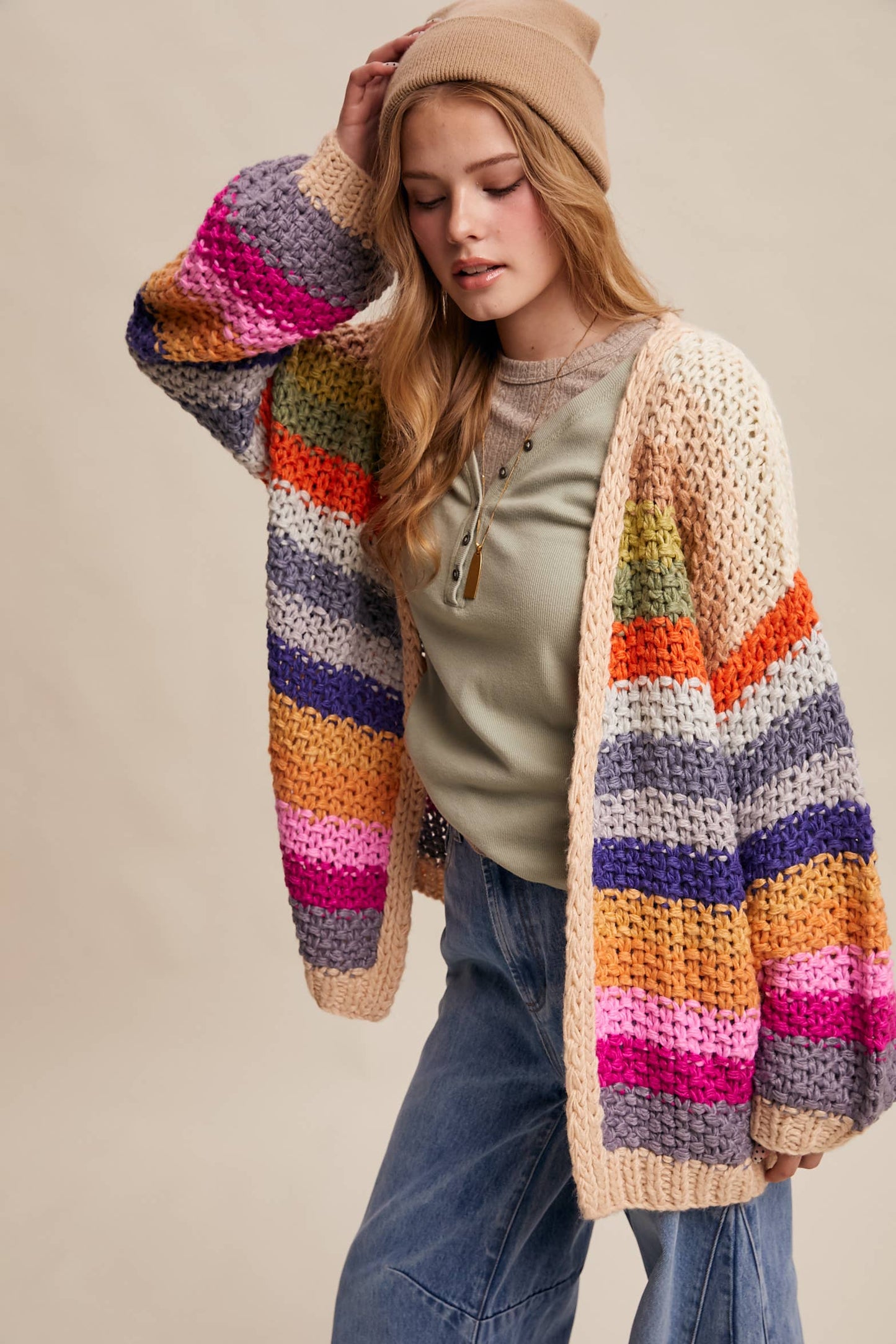 Daydreamer Chunky Knit Cardigan