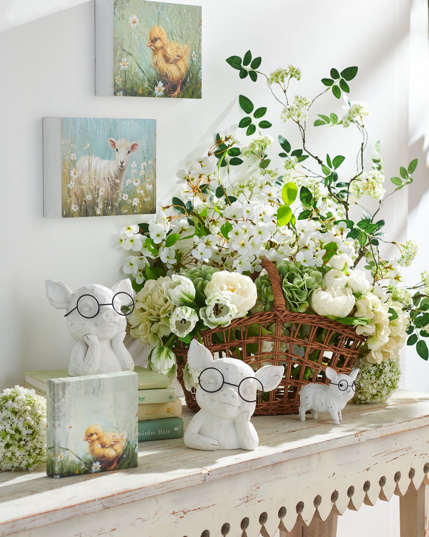 7" Pigs In Glasses