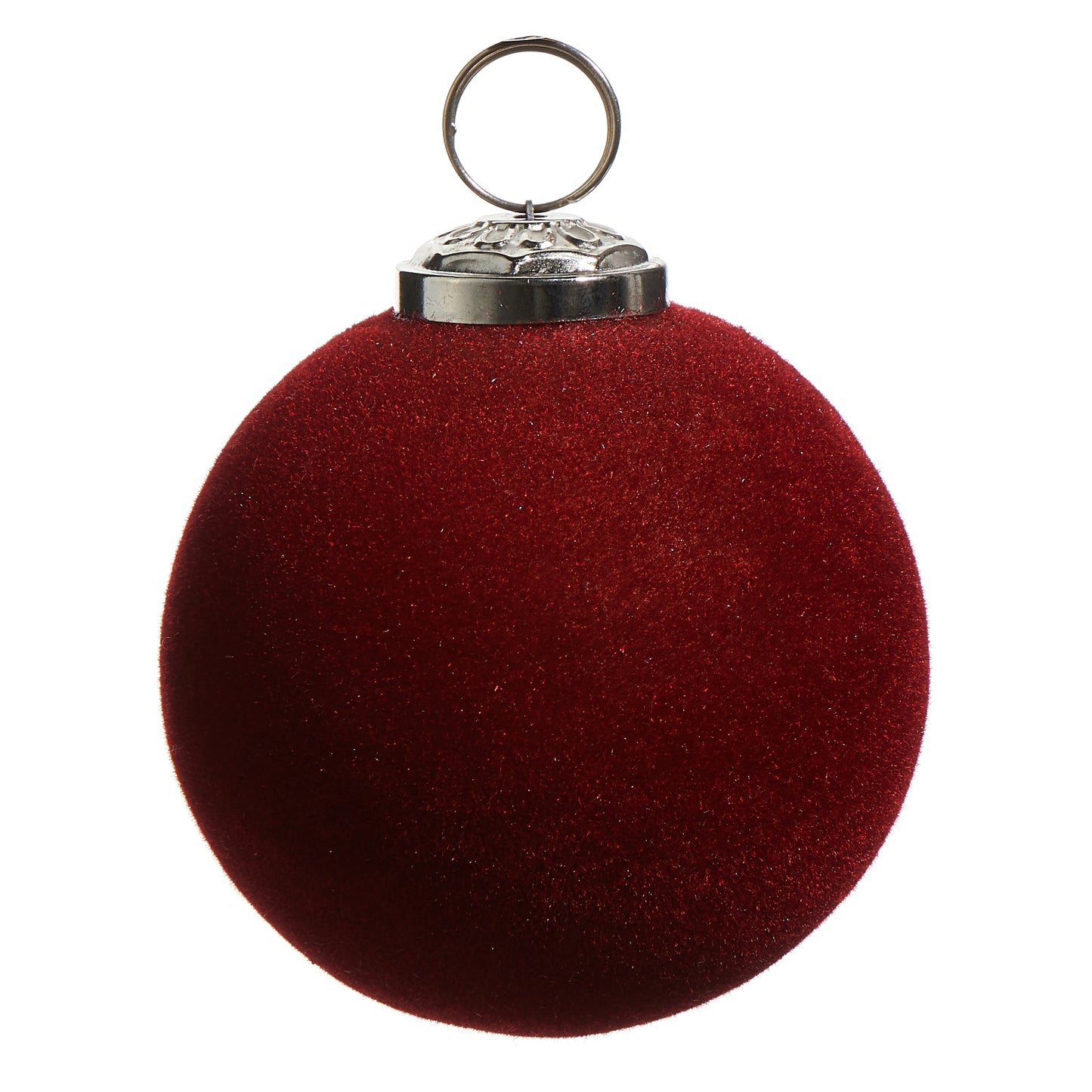 3" Winterberry Flocked Ball Ornament
