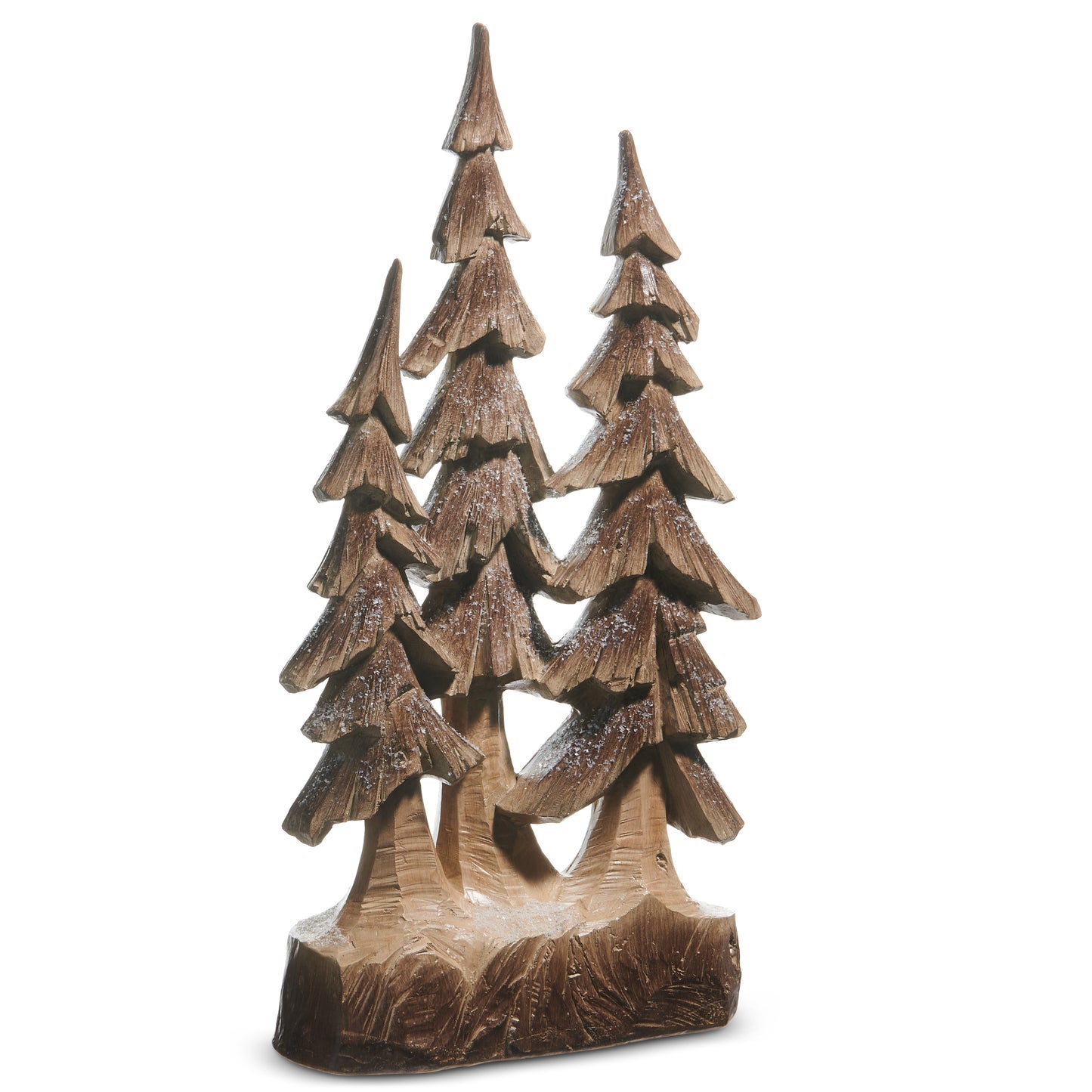 16.5" Carved Wood Trees