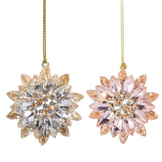 Pastel Jeweled Brooch Ornament