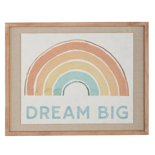Dream Big Framed Watercolor