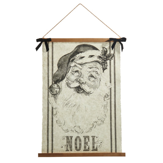 30.5" Vintage Santa Hanging Tapestry