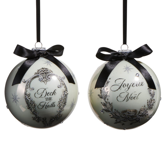 5" Christmas in Paris Ball Ornament
