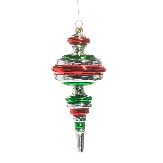 7.25" Retro Finial Ornament