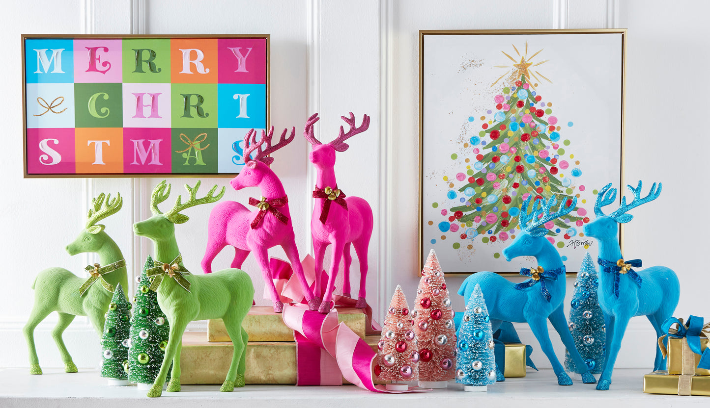 23.5" Confetti Tree Framed Wall Art