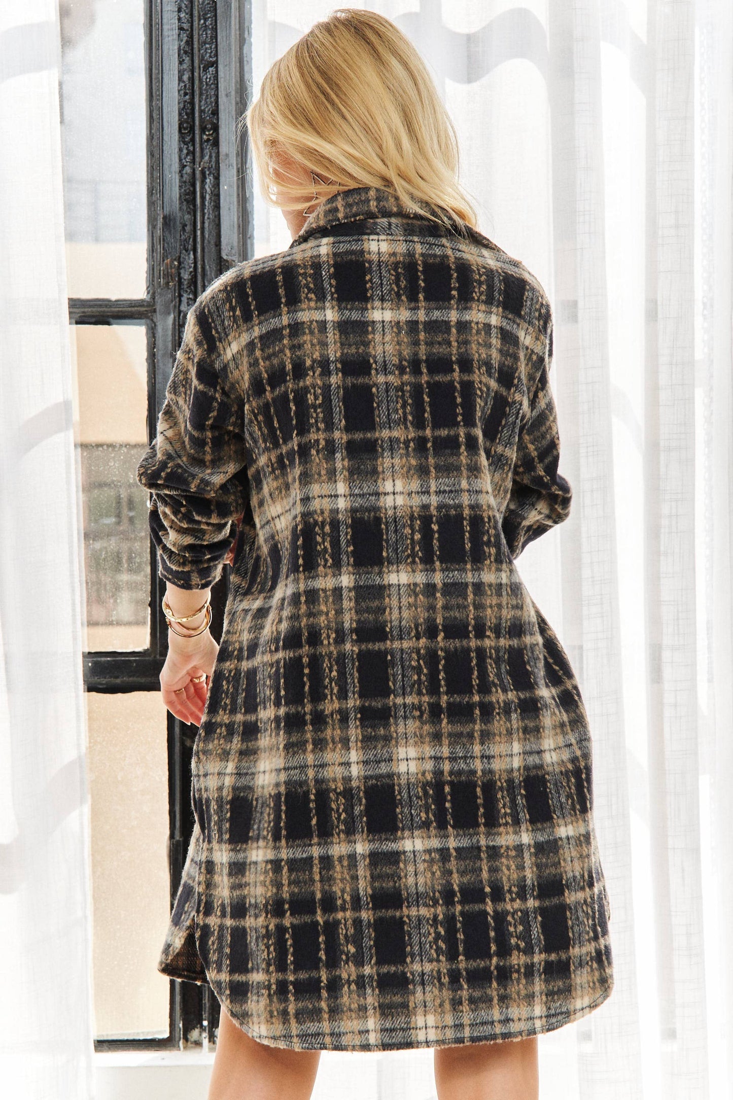 Mikenna Long Flannel Shacket