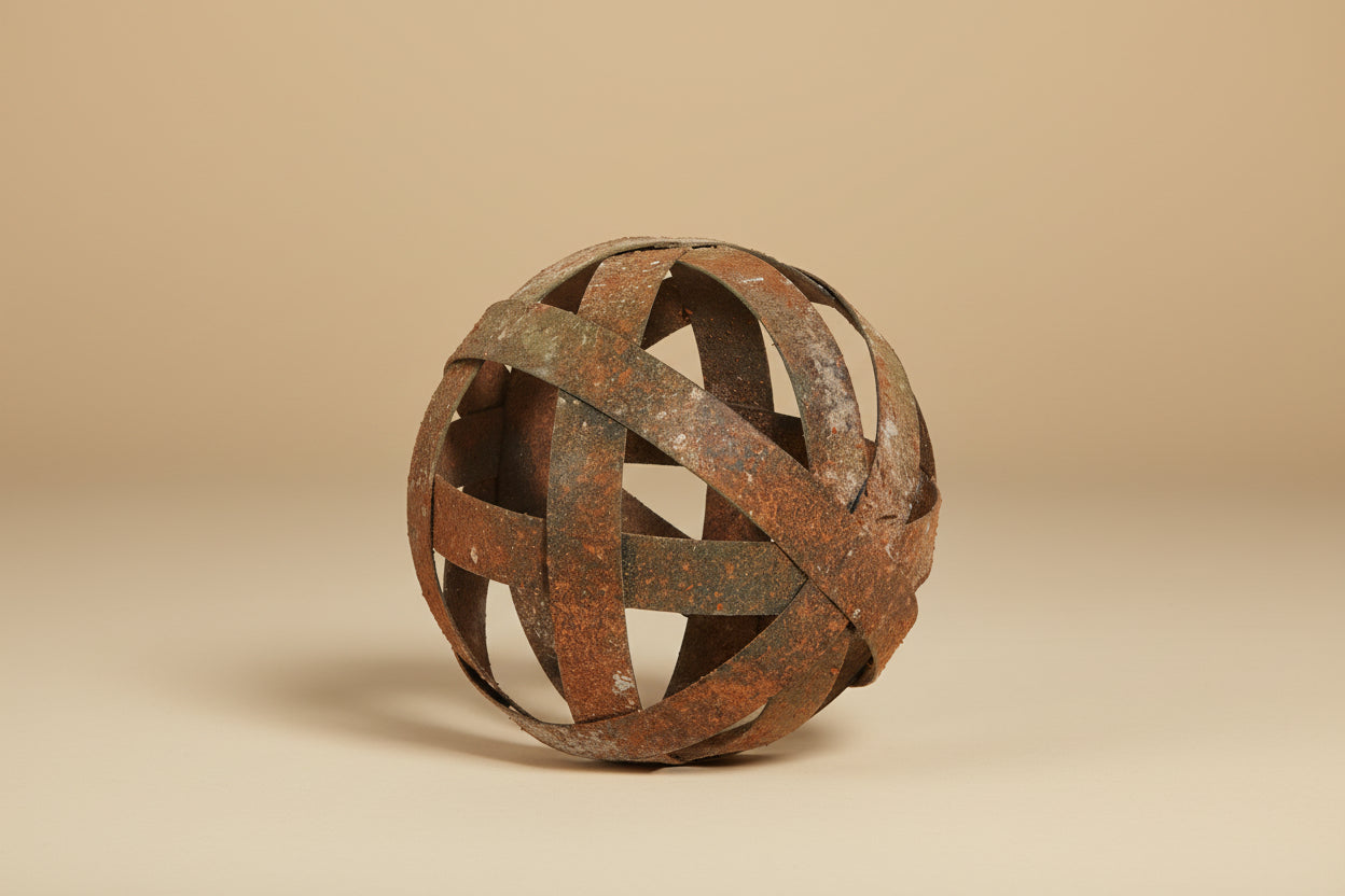 Antiqued Copper Orb - Two Sizes