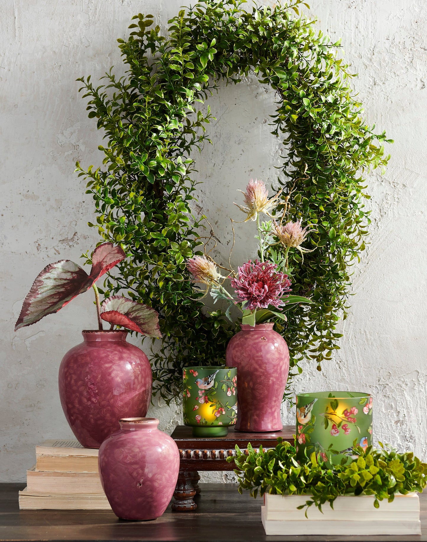 Carriage House Debossed Vases