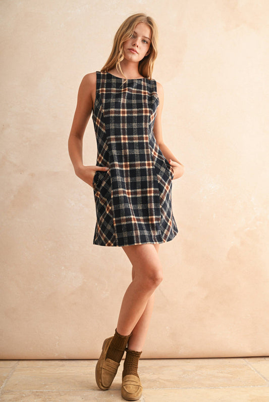 December Plaid Dress