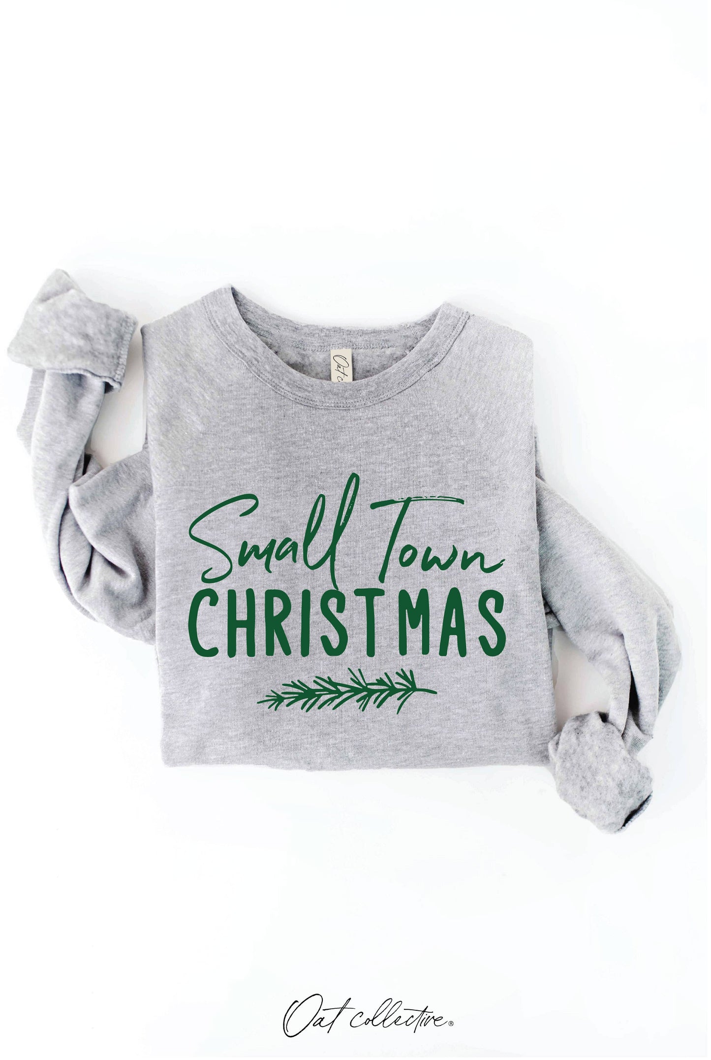 Small Town Christmas Fleece Sweatshirt