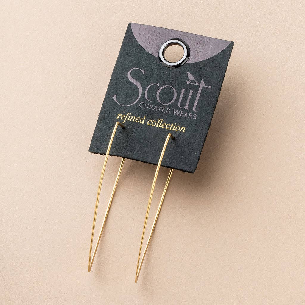 Mischa Triangle Hoops