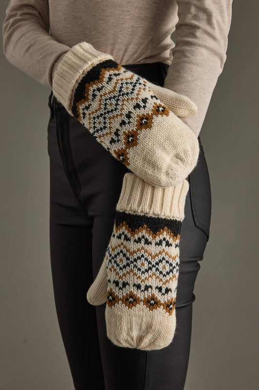 Aspen Patterned Mittens
