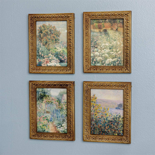 Framed Cottage Garden Landscapes