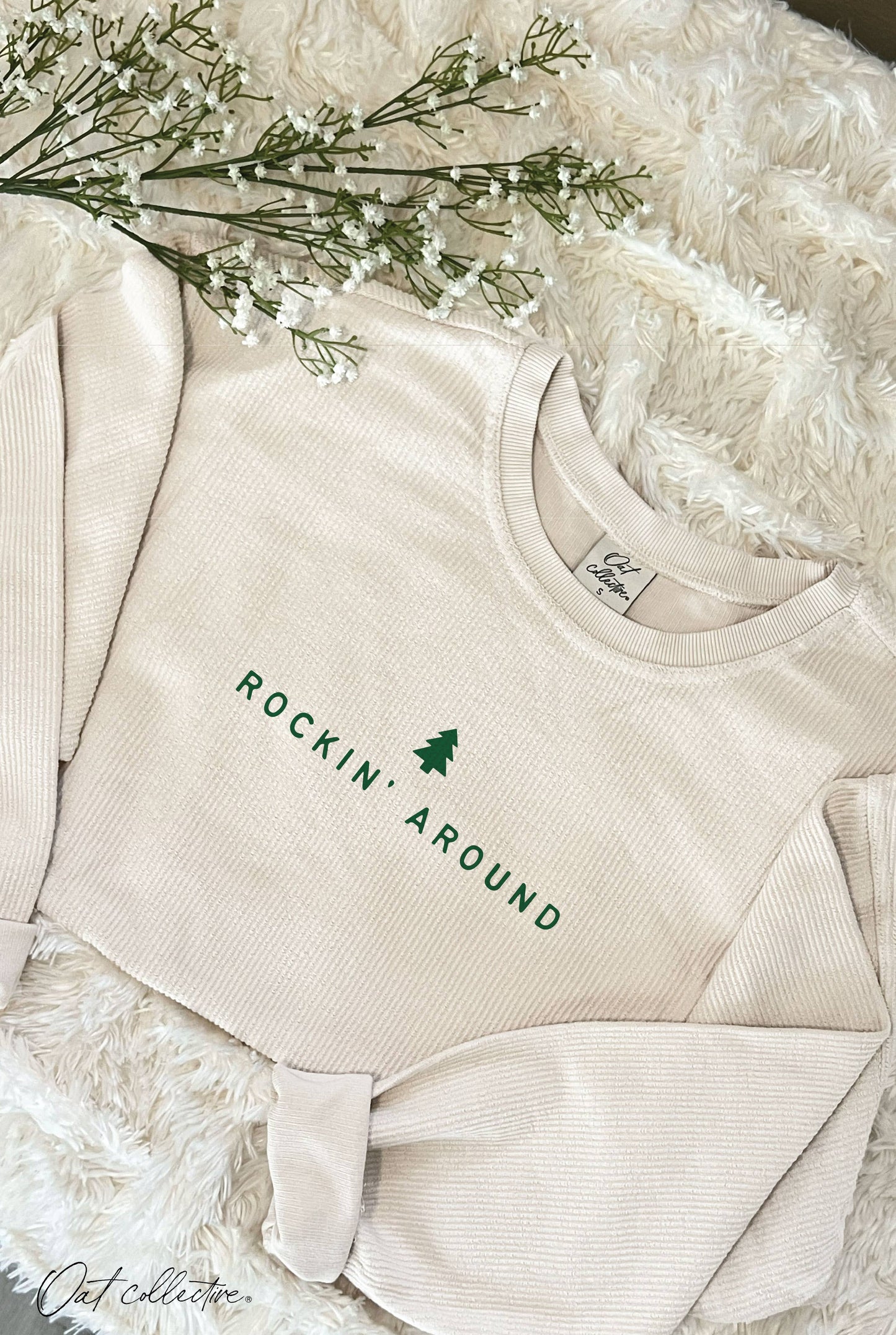 Rockin' Around Thermal Sweatshirt - Three Colors