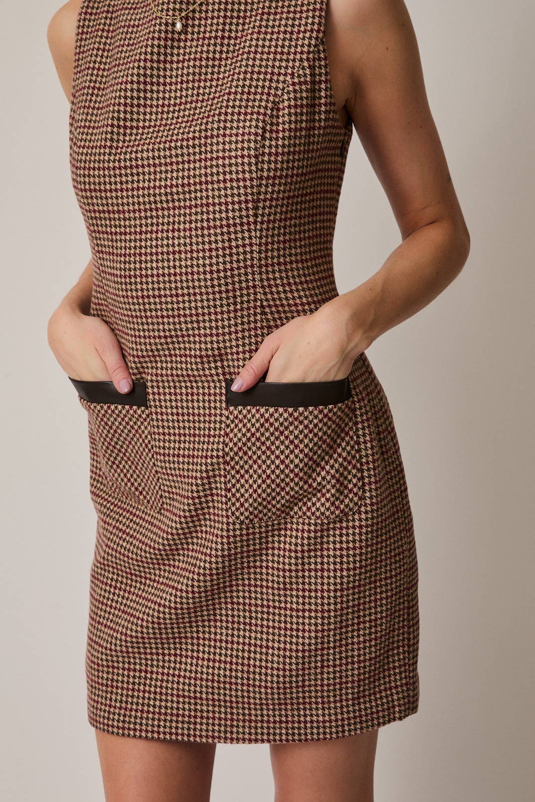 Reagan Houndstooth Dress