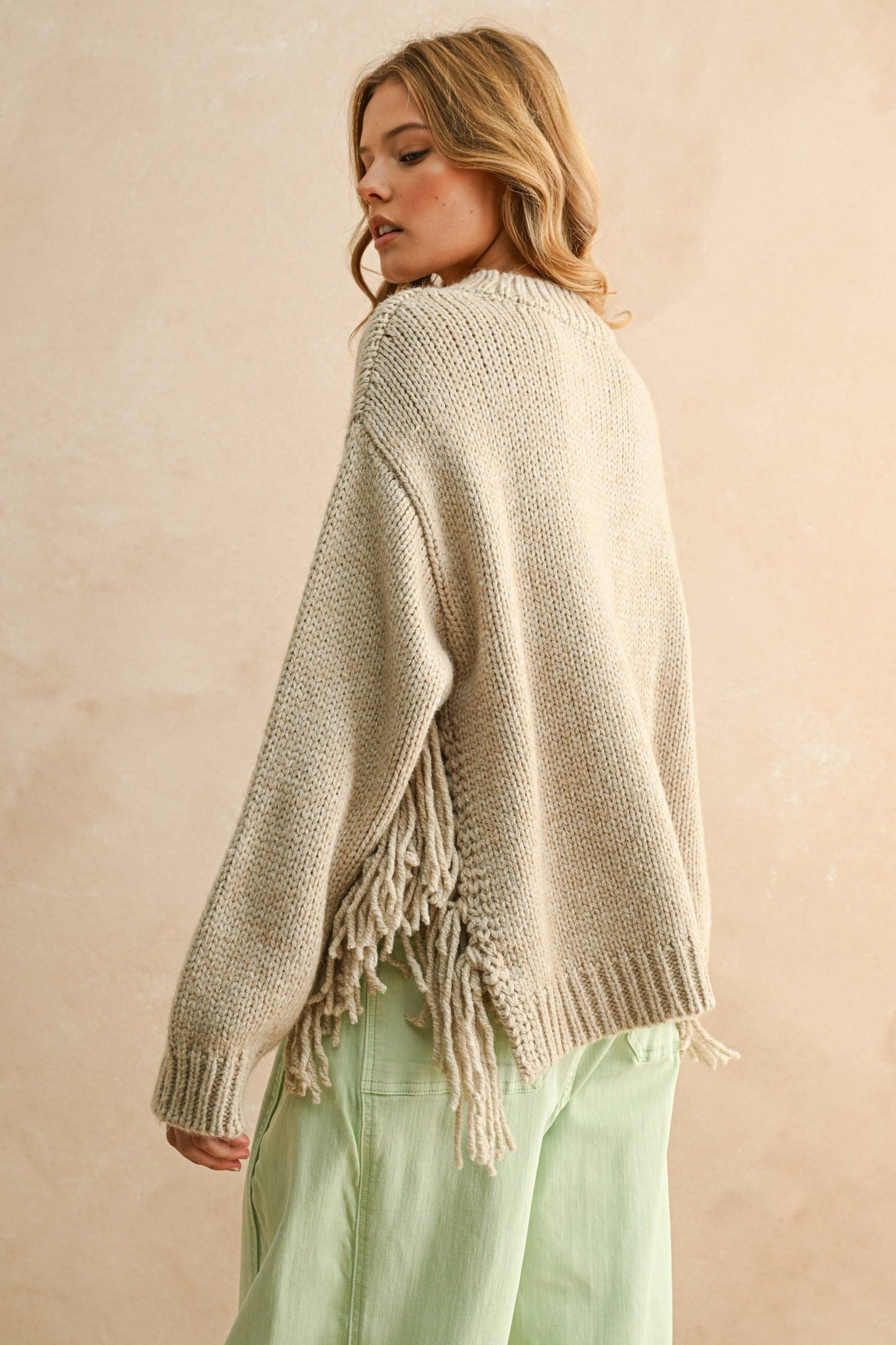 Aurora Fringe Sweater