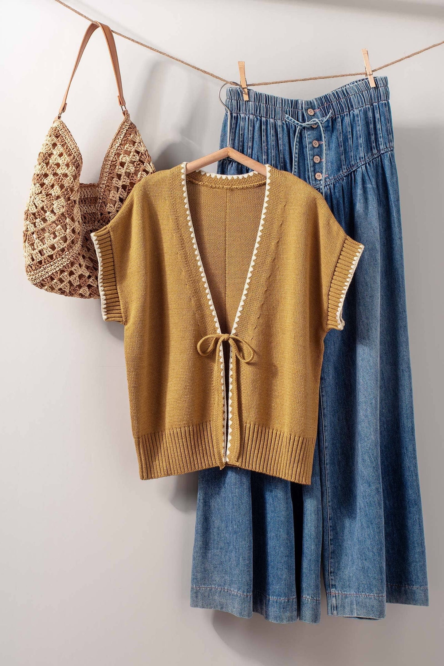 Maureen Tie Front Vest