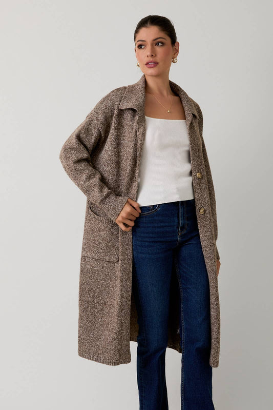 Mischa Maxi Sweater Cardigan Jacket