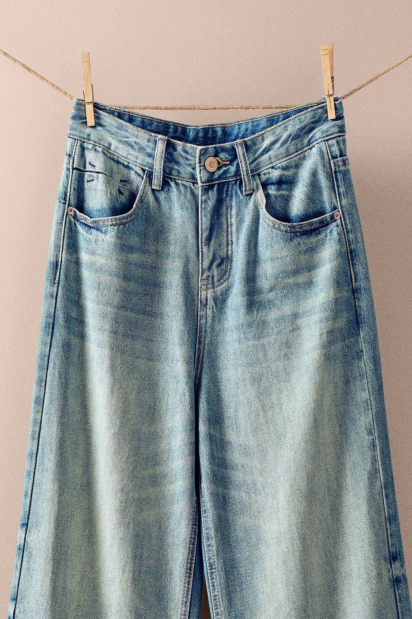Jolie Vintage Wash Baggy Jeans