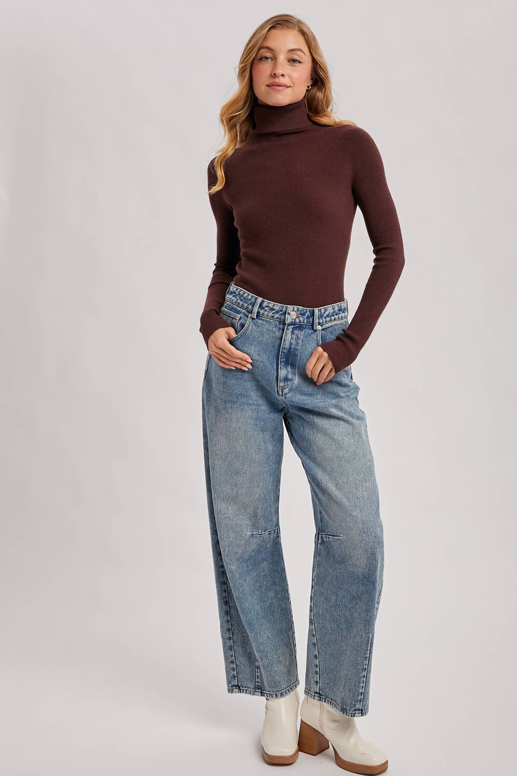 Dana Ribbed Knit Turtleneck - Three Colors
