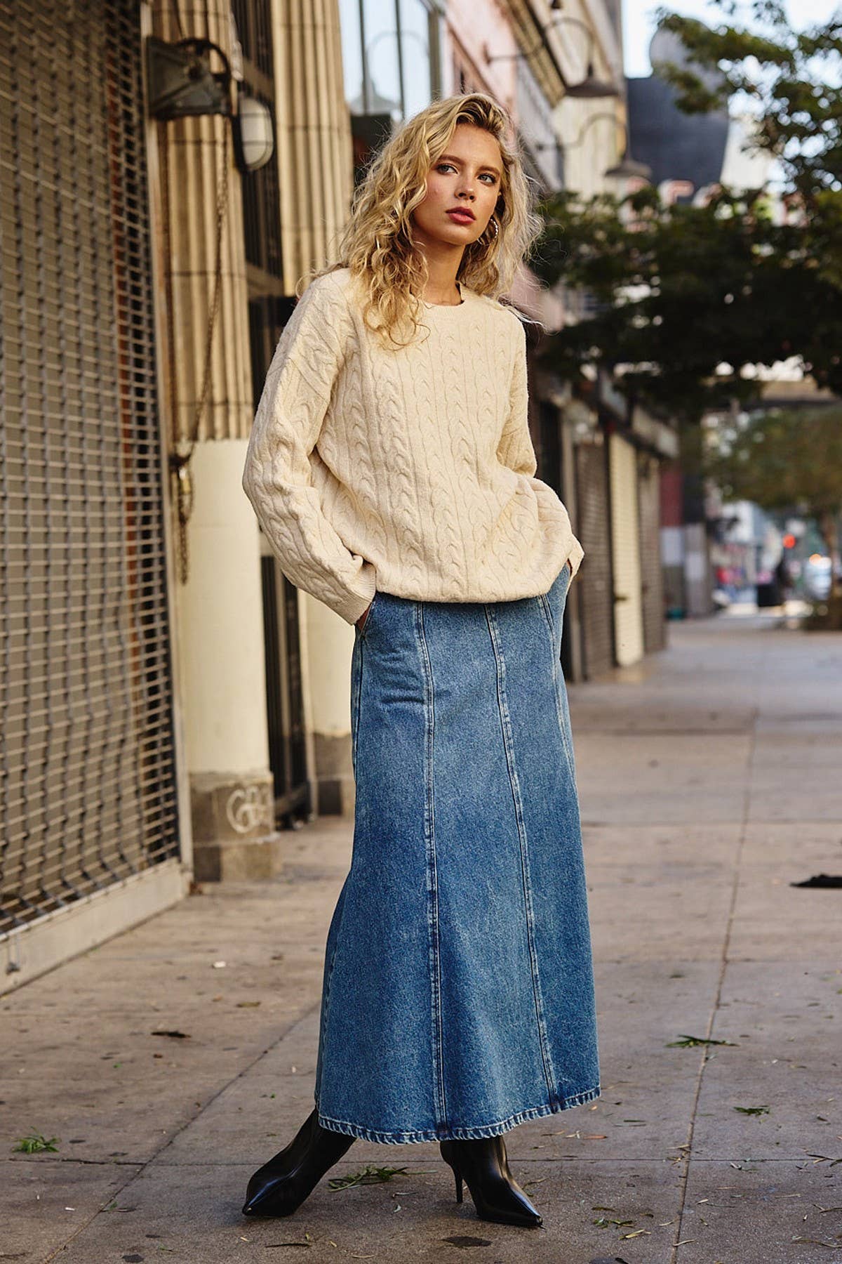 Homebody Cable Sweater Set