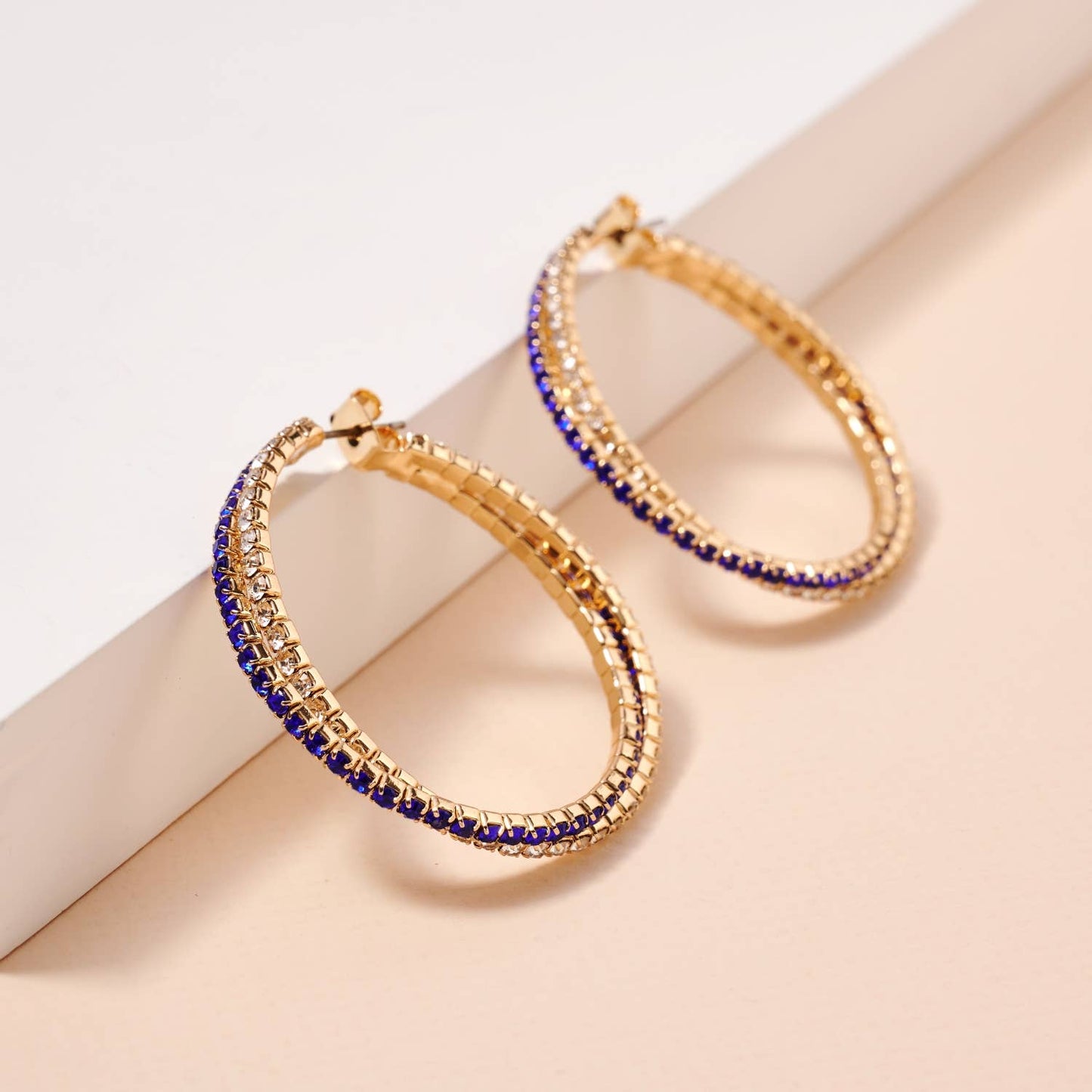Gina Twisted Hoop Earrings - Two Colors