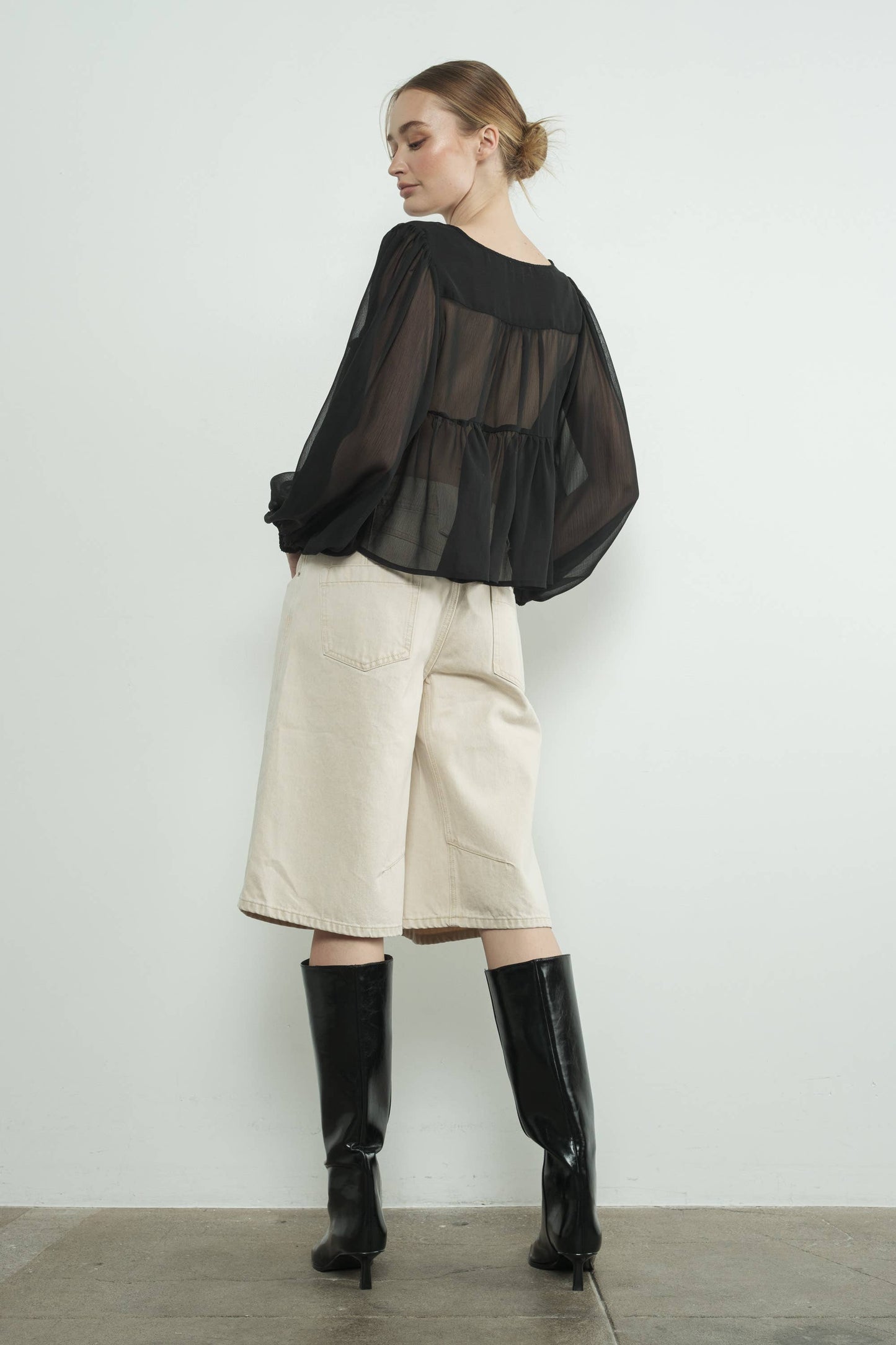 Drea Sheer Blouse
