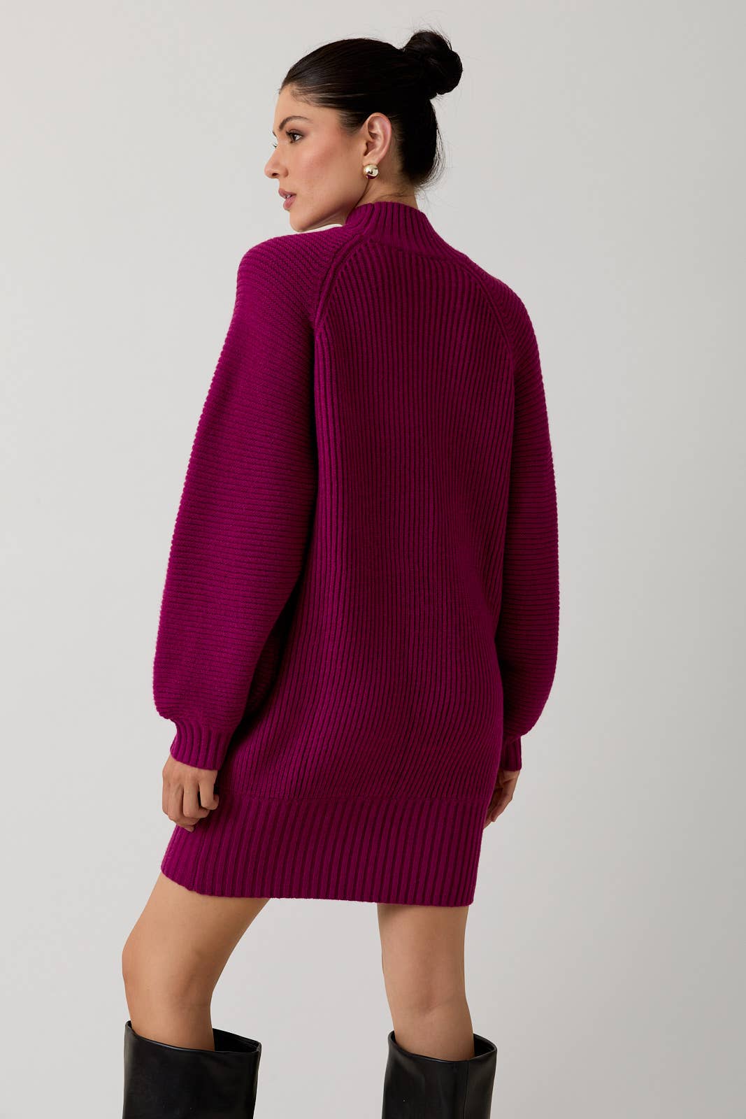 Vera Mock Neck Sweater Dress