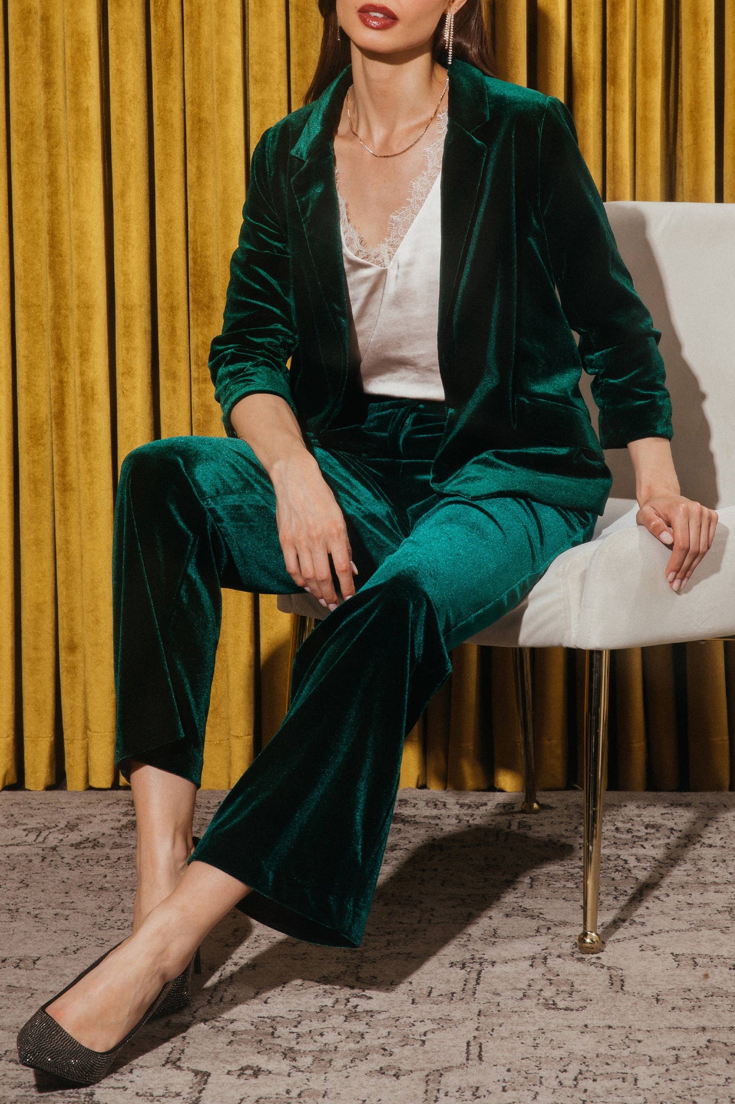 Star Power Velvet Blazer - Two Colors