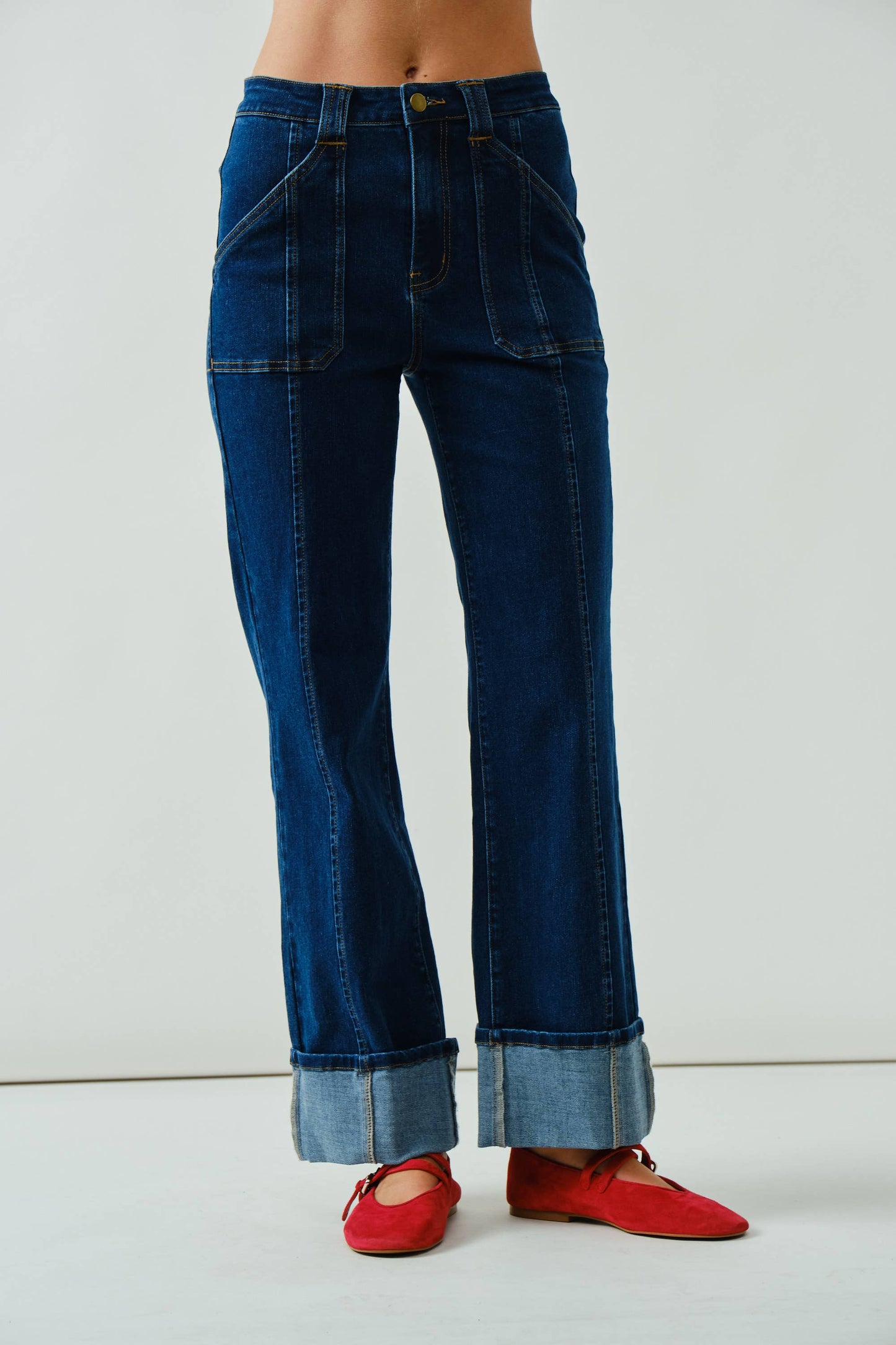 Drea Cuffed Hem Jeans